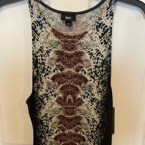 Mossimo print maxi dress